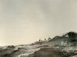 Le remorqueur Koonya...dans une mer agitée, 1908, 1909 - Unbekannt