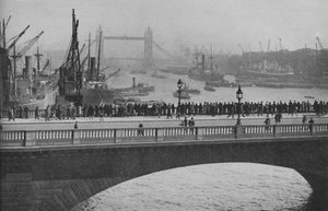 Le Upper Pool depuis London Bridge, l