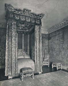 Les ambassadeurs vénitiens à Knole. Le lit fait pour Jacques Ier, la chaise et les tabourets - Unbekannt