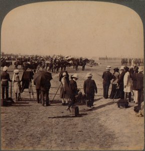 Le vice-roi Lord Curzon et Lord Kitchener à la grande revue du Durbar, Delhi, Inde, 1903 - Unbekannt