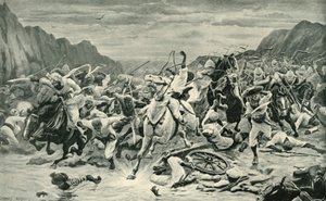 La victoire de Kandahar, poursuite de la cavalerie jusqu
