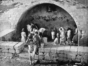 Le puits des Vierges à Nazareth, 1926 - Unbekannt