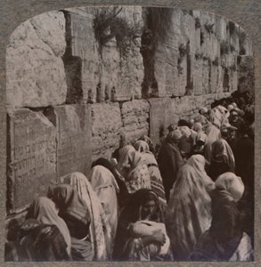 Le Mur des Lamentations, Jérusalem, vers 1900 - Unbekannt
