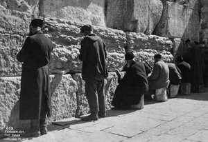 Le Mur des Lamentations, Jérusalem, vers 1920s-1930s - Unbekannt