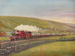 Le Scotsman de la côte ouest à pleine vitesse près de Tebay, L.M.S.R., 1926 - Unbekannt