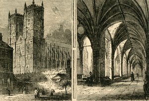 Les tours occidentales et les cloîtres de l