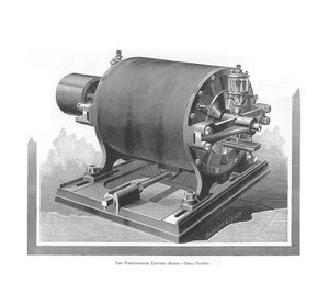 Le moteur à courant alternatif Westinghouse par Nikola Tesla, 1888-1889 - Unbekannt