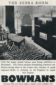 La salle zèbre - Bowmans, 1933 - Unbekannt