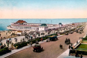 Le kiosque à musique et la promenade, Worthing, West Sussex, début du 20e siècle - Unbekannt