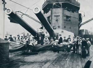Les gros canons du HMS New Zealand, vers 1914 - Unbekannt