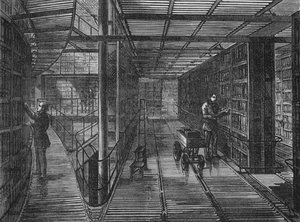Les bibliothèques du British Museum, Bloomsbury, Londres - Unbekannt