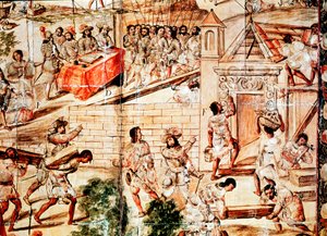 La construction de Mexico, 16e siècle