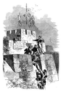 La capture de Ting-Hae, Chine, 1841