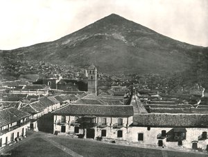 La ville et la montagne, Potosi, Bolivie, 1895