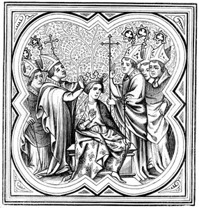 Le couronnement de Charlemagne 712-814, XIVe siècle, 1849 - Unbekannt