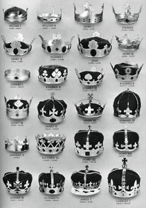 Les couronnes des souverains anglais de Guillaume le Conquérant à Charles I, 1937 - Unbekannt