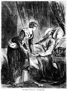 La mort du roi Édouard III 1312-1377