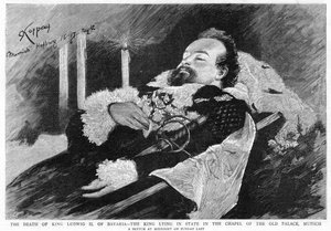 La mort du roi Louis II de Bavière - Unbekannt