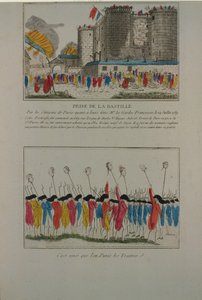 La démolition de la Bastille, 14 juillet 1789 - Unbekannt