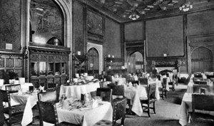 La salle à manger de la Chambre des communes, Londres, 1926-1927