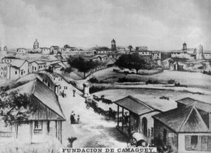 La fondation de Camagüey, Cuba, vers 1910