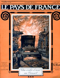 La couverture de Le Pays de France, 5 août 1915