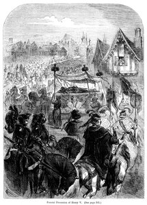 Le cortège funèbre du roi Henri V, 1422 - Unbekannt