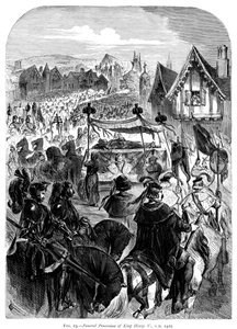 Le cortège funèbre du roi Henri V - Unbekannt