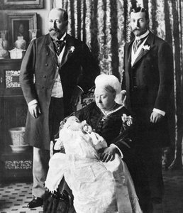 Le jour du baptême du futur roi Édouard VIII, 16 juillet 1894 - Unbekannt