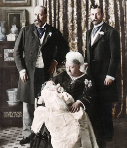 Le jour du baptême du futur roi Édouard VIII, 16 juillet 1894 - Unbekannt