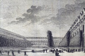 Les jardins du Palais Royal à Paris - Unbekannt