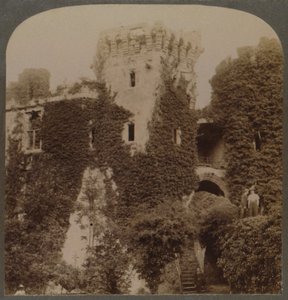 Les tours couvertes de lierre du château de Raglan, dernier bastion de Charles I, Monmouthshire, Angleterre - Unbekannt