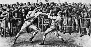 Le dernier combat à mains nues, Farnborough, Hampshire, 17 avril 1860 - Unbekannt