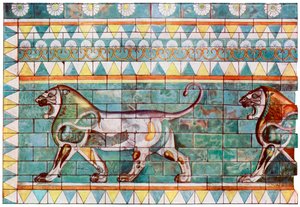 La frise des lions du palais d