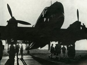 Le courrier vers Benghazi était maintenant possible, vers 1942-1943