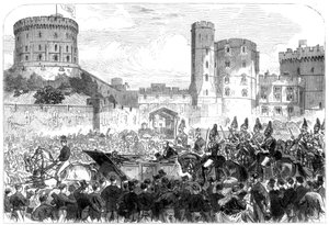 Le mariage de la princesse Helena, château de Windsor, 1866