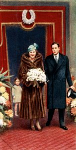 Le mariage du duc et de la duchesse de Kent, novembre 1934, vers 1935 - Unbekannt