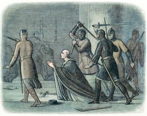 Le meurtre de Thomas Becket, 1170, 1864 - Unbekannt