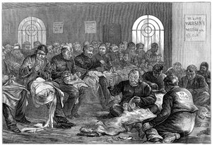 La salle des aiguilles, prison de Clerkenwell, Londres, 1874 - Unbekannt