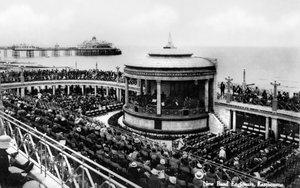 Le nouvel enclos de la bande, Eastbourne, East Sussex, début du 20e siècle