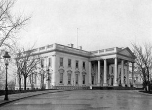 Le portique nord de la Maison Blanche, Washington D.C., USA, 1908 - Unbekannt