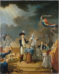 Le serment de La Fayette à la Fête de la Fédération, 14 juillet 1790 - Unbekannt