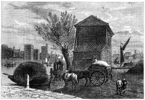 Le vieux bac à chevaux, Londres, vers 1800, 1891