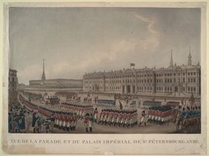 Le défilé devant le Palais d
