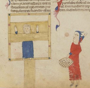 Le pilori. Des Coutumes de Toulouse, 1295-1297 - Unbekannt