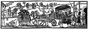 La peste : fuite à la campagne, 1630, 1910 - Unbekannt