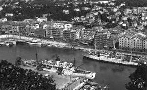 Le port depuis Mont Boron, Nice, France, début du 20ème siècle - Unbekannt