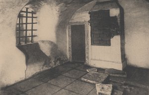 La cellule de prison dans la forteresse de Shlisselburg - Unbekannt