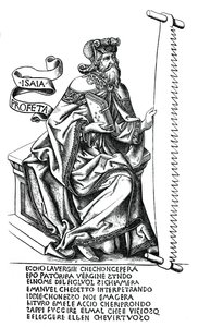 Le prophète Isaïe avec l