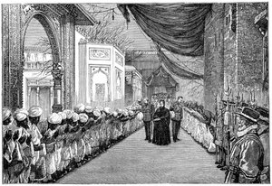 La visite de la reine à l